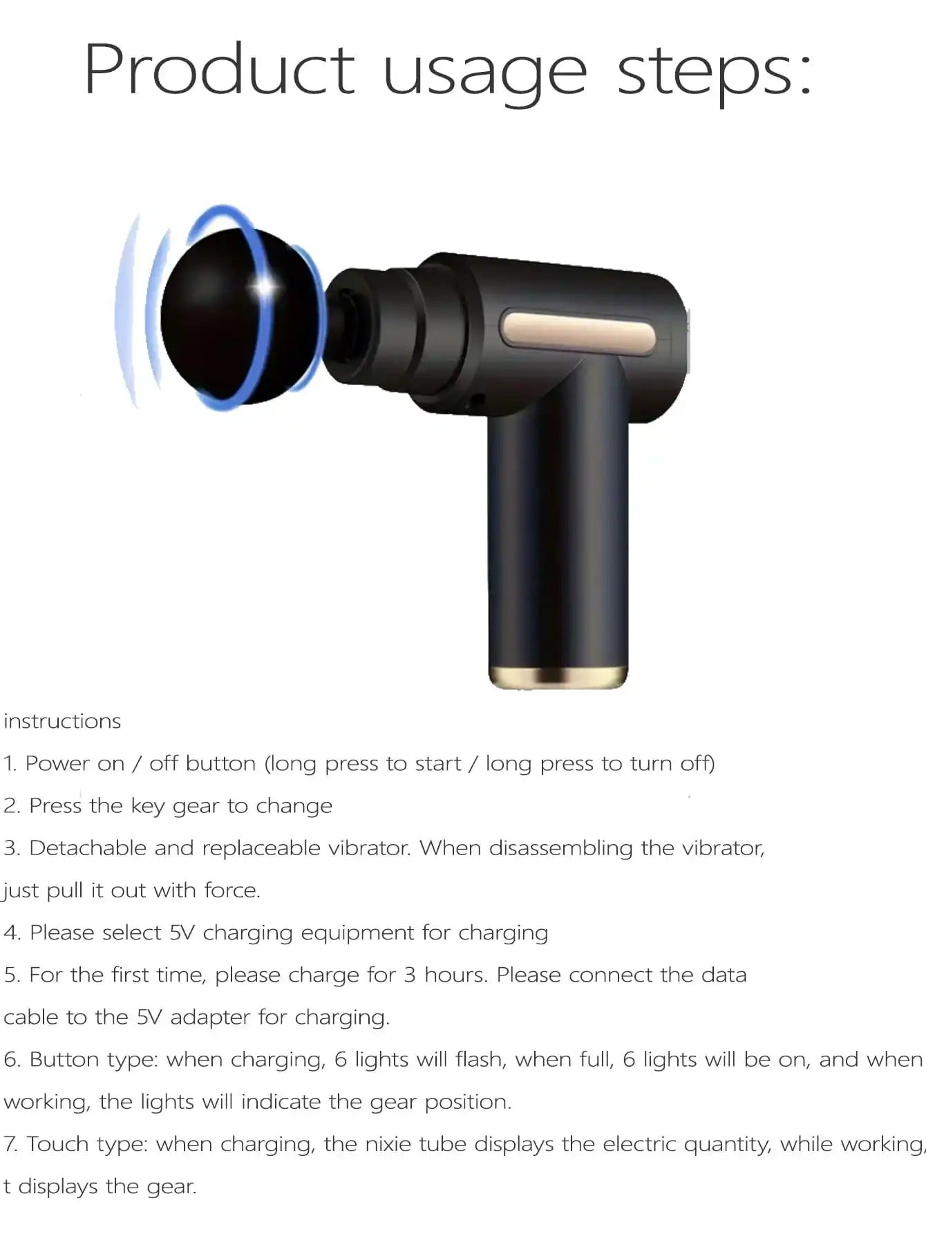 Portable Muscle Massage Gun