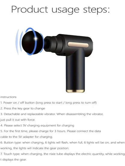 Portable Muscle Massage Gun
